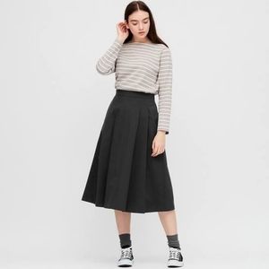 Black A-line Skirt